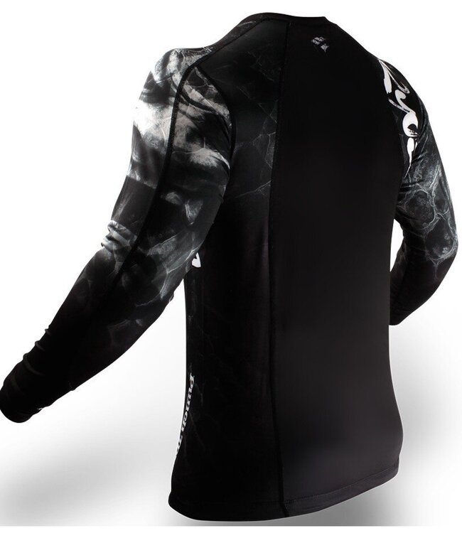 PunchTown Rash Guard Ryushin Lange Mouw Zwart
