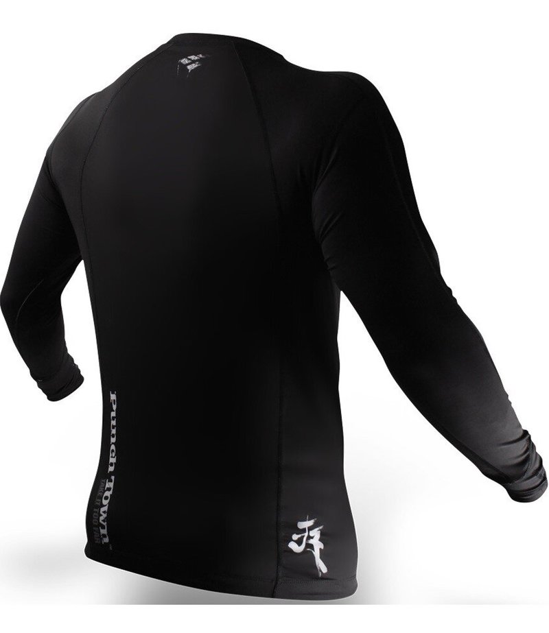 Punch Town PunchTown Rash Guard Deranged Langarm Schwarz