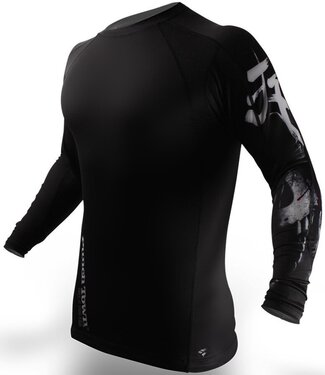 Punch Town PunchTown Rash Guard Deranged Long Sleeve Black