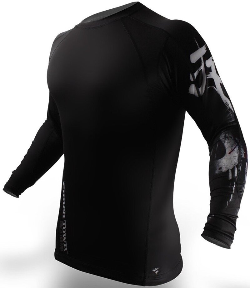 Punch Town PunchTown Rash Guard Deranged Langarm Schwarz