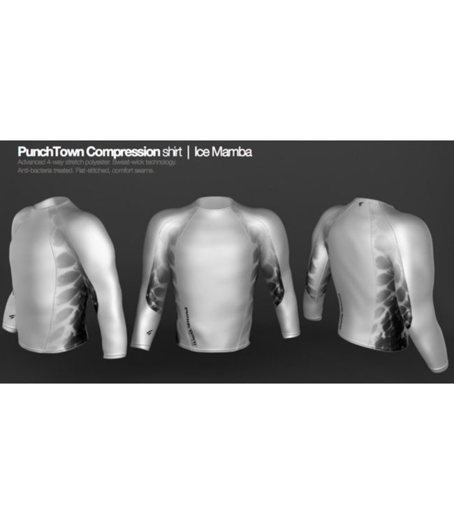 PunchTown Rash Guard Ice Mamba Long Sleeve