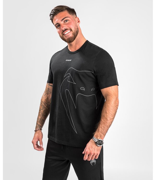 Venum Giant Connect T-shirt Zwart - Vechtsport Kleding