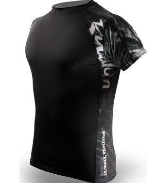 PunchTown Rash Guard Ryushin Short Sleeves Black