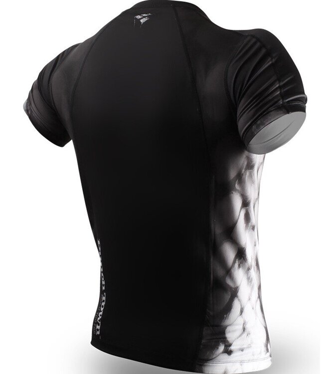 PunchTown Rash Guard Black Crush Kurze Ärmel