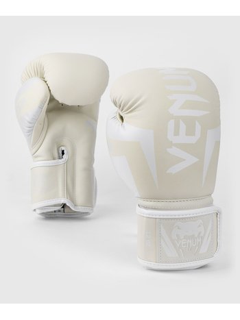 Venum Venum ELITE Boxhandschuhe Weiß auf Weiß Kickboxen