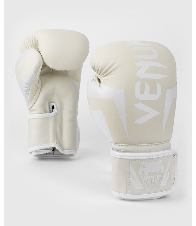Venum Venum ELITE Boxhandschuhe Weiß auf Weiß Kickboxen