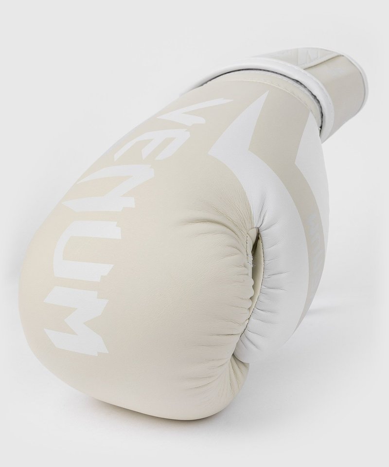 Venum Venum ELITE Boxhandschuhe Weiß auf Weiß Kickboxen