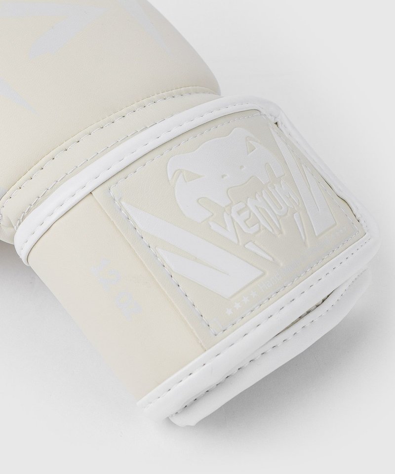 Venum Venum ELITE Boxhandschuhe Weiß auf Weiß Kickboxen