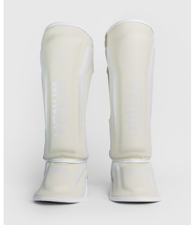 Venum Elite Kickboks Scheenbeschermer Wit Wit Venum Gear