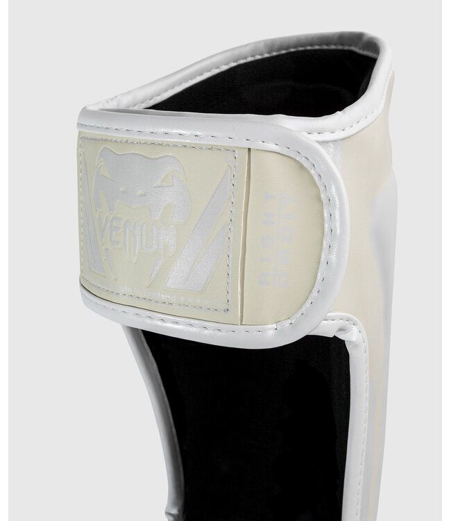 Venum ELITE Stand Up Kickboxing Shinguards White White