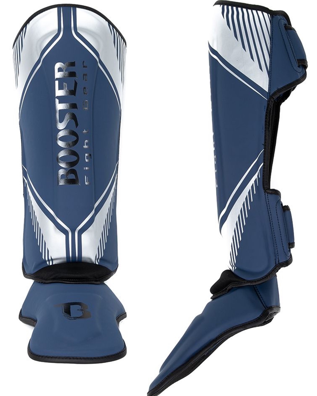 Booster Kickboxing Shinguards Bangkok Series 4 Blue FIGHTWEAR SHOP EUROPE