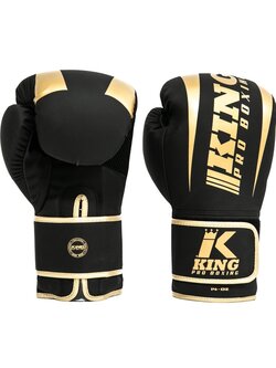 King Pro Boxing King Pro Boxing KPB/REVO 6 Bokshandschoenen Zwart Goud