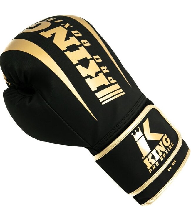 King Pro Boxing KPB/REVO 6 Boxing Gloves Black Gold