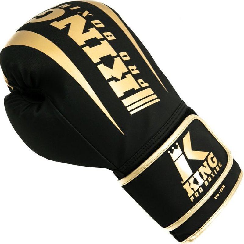 King Pro Boxing King Pro Boxing KPB/REVO 6 Boxing Gloves Black Gold