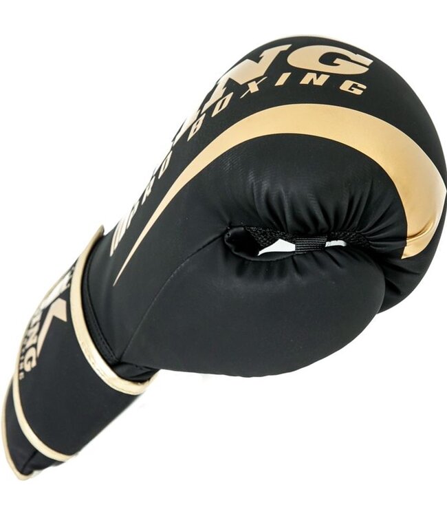 King Pro Boxing KPB/REVO 6 Boxhandschuhe Schwarz Gold