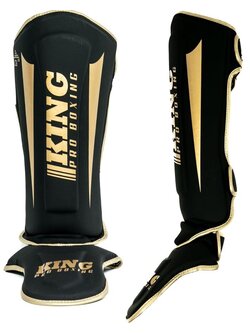 King Pro Boxing King Pro Boxing Scheenbeschermers KPB/SG REVO 6 Zwart Goud