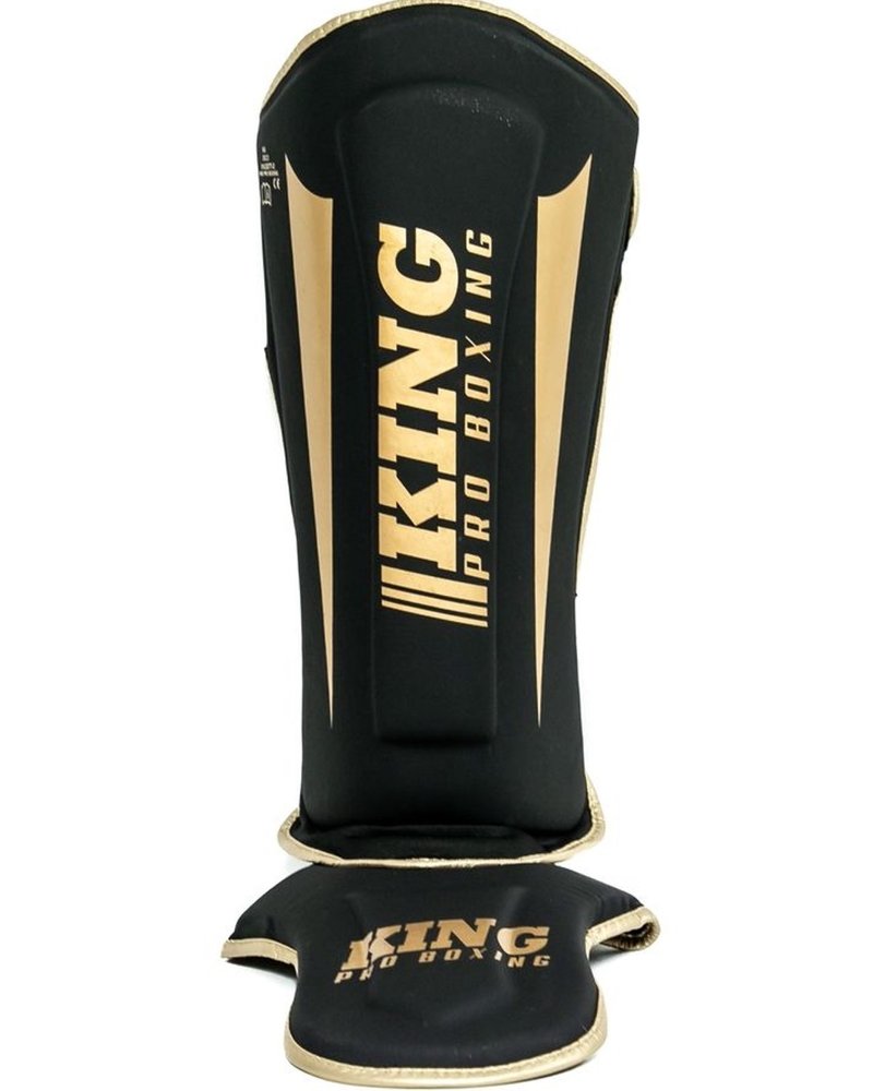 King Pro Boxing King Pro Boxing Scheenbeschermers KPB/SG REVO 6 Zwart Goud