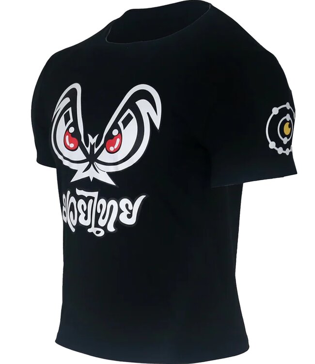 Fluory Fluory Bad Eyes Muay Thai Kickboxing T-Shirt Black