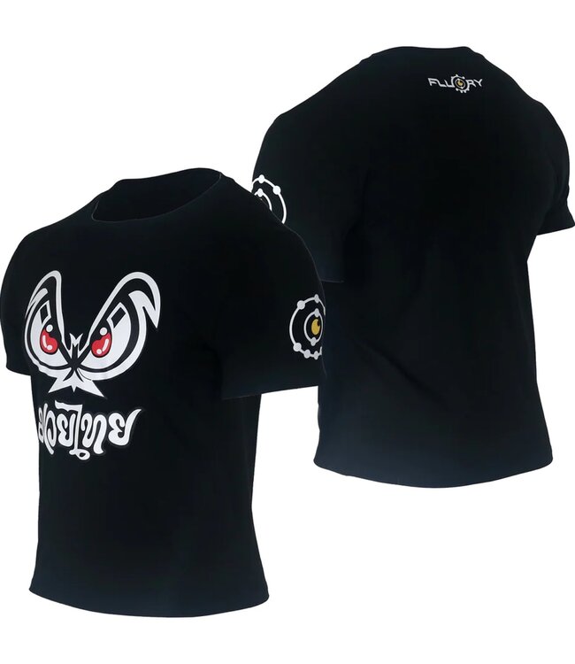 Fluory Bad Eyes Muay Thai Kickboxing T-Shirt Black