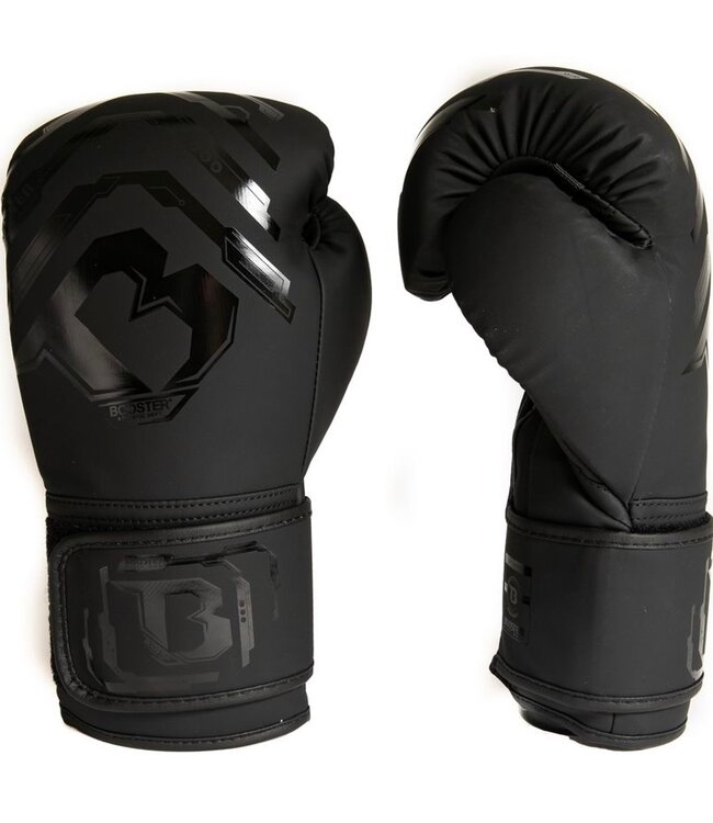 Booster Kids Elite V2.1 Boxhandschuhe Schwarz Schwarz