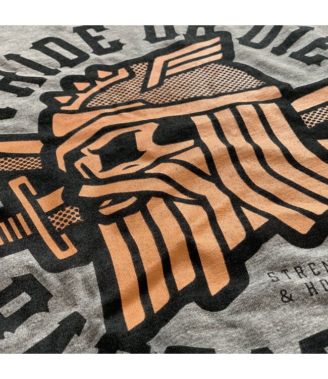 PRIDEorDie T-Shirt BARBARIANS Grijs