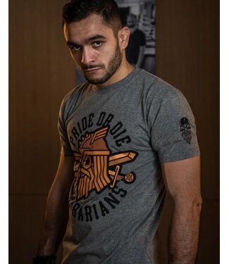 PRiDEorDiE PRIDEorDie T-Shirt BARBARIANS Grau