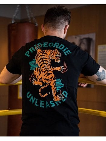 Pride or Die PRIDEorDie T-Shirt TIGER UNLEASHED V.2 Zwart