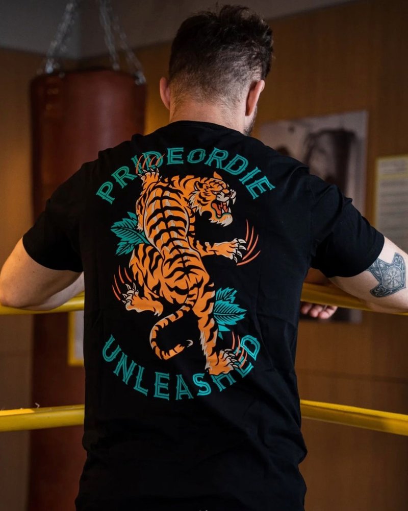 Pride or Die PRIDEorDie T-Shirt TIGER UNLEASHED V.2 Black