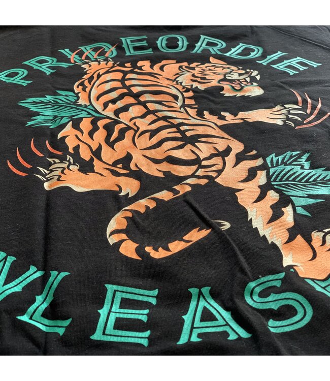 Pride or Die PRIDEorDie T-Shirt TIGER UNLEASHED V.2 Zwart