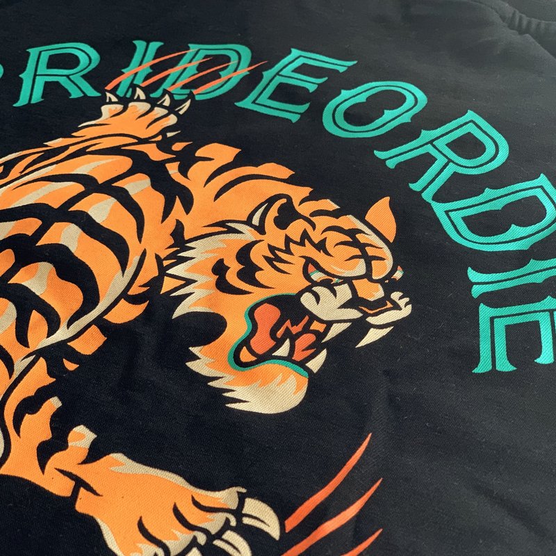 Pride or Die PRIDEorDie T-Shirt TIGER UNLEASHED V.2 Zwart
