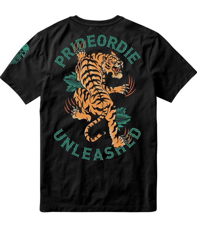 PRIDEorDie T-Shirt TIGER UNLEASHED V.2 Schwarz