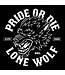 PRIDE or Die T-Shirt LONE WOLF Black