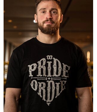 Pride or Die PRIDE or Die T-Shirt Bones Zwart