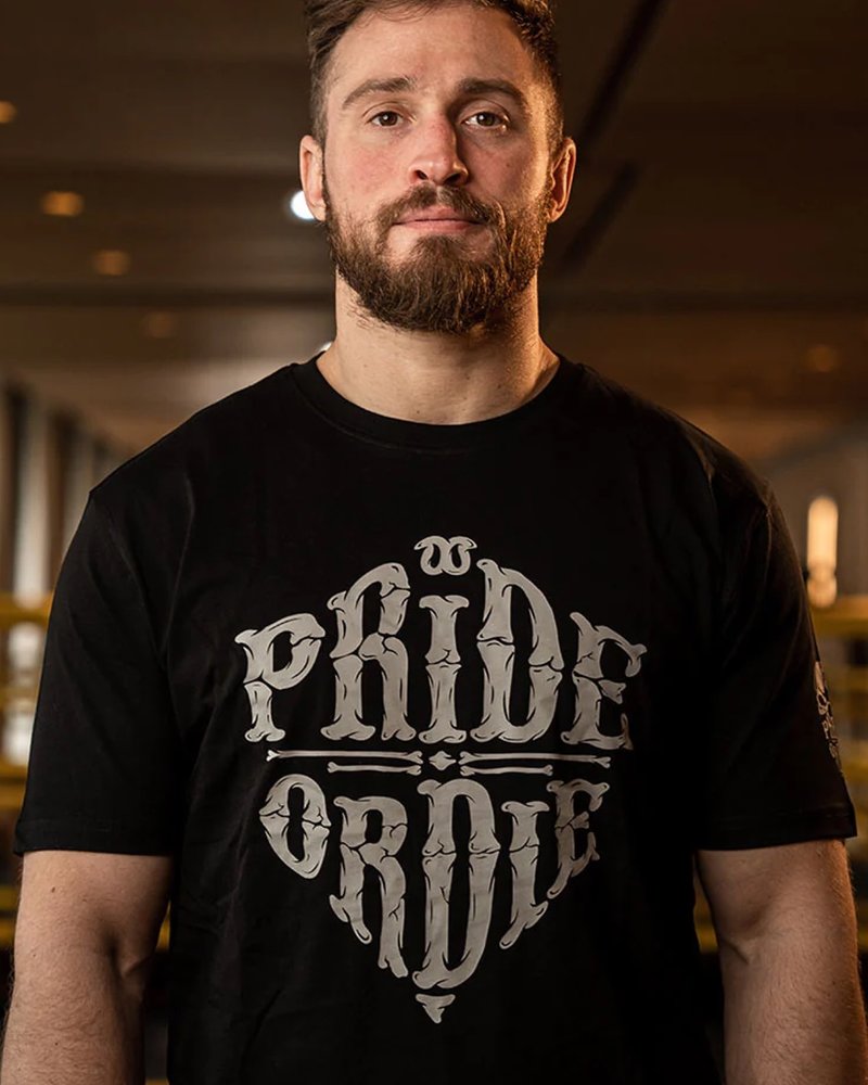 Pride or Die PRIDE or Die T-Shirt Bones Black