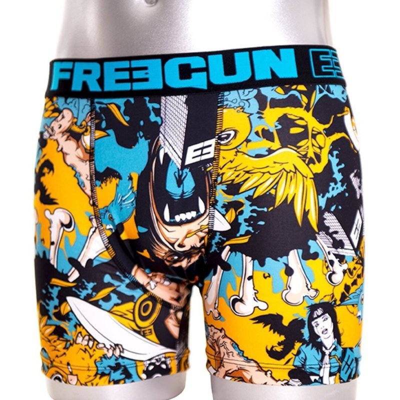 FreeGun FreeGun Polyester Boxershorts Underwear King Kong Zwart Blauw