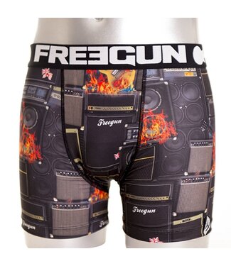 FreeGun Underwear Polyester Boxershorts Rock Black