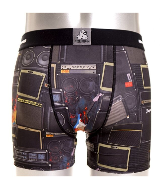FreeGun Underwear Polyester Boxershorts Rock Black