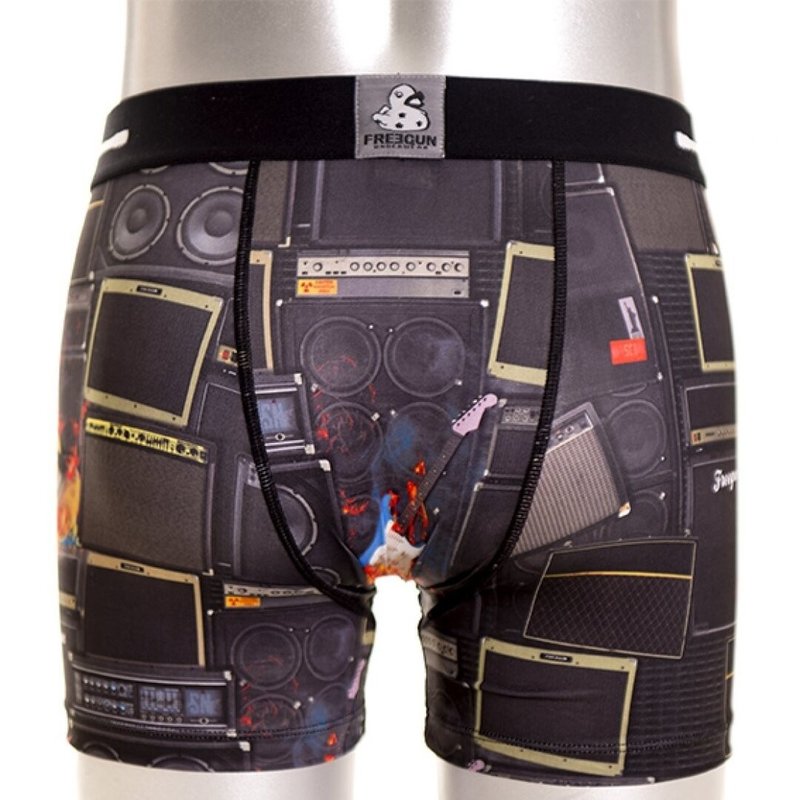 FreeGun FreeGun Polyester Boxershorts Underwear Rock Zwart