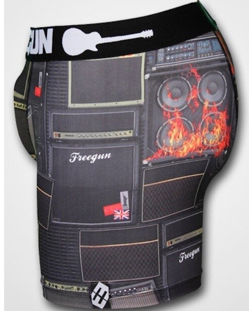 FreeGun FreeGun Underwear Polyester Boxershorts Rock Black