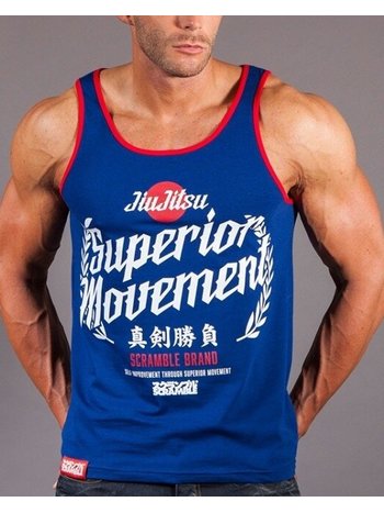 Scramble SCRAMBLE Tanktop Superior Movement Blauw