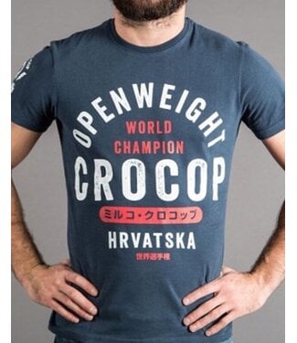 Scramble SCRAMBLE X Crocop Open Weight T-Shirt Blau