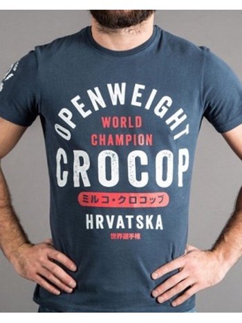 Scramble SCRAMBLE X Crocop Open Weight T Shirt Blue