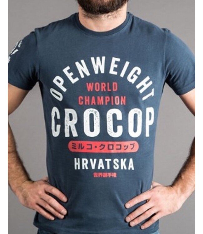 Scramble SCRAMBLE X Crocop Open Weight T-Shirt Blau