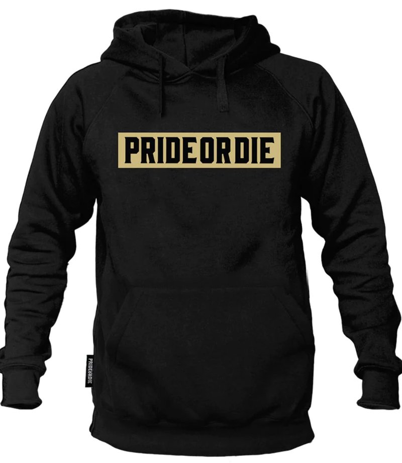 Pride or Die PRIDE oder Die Wolfpack Hoodie Pullover Schwarz