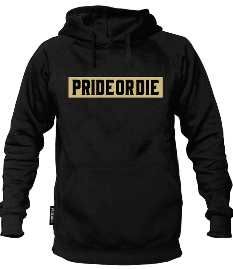 Pride or Die PRIDE or Die Wolfpack Hoodie Sweater Zwart