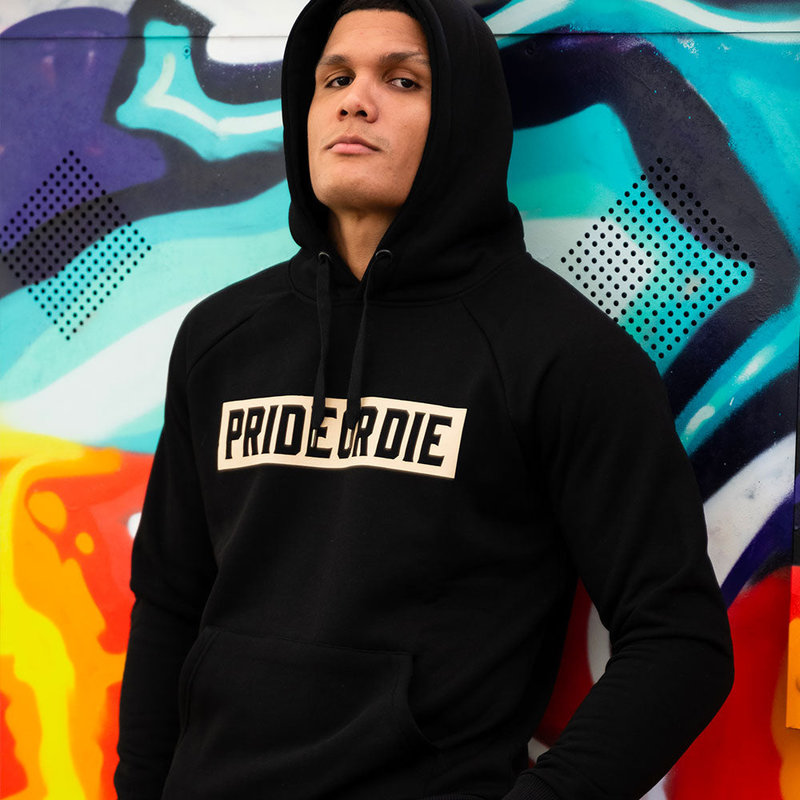 Pride or Die PRIDE oder Die Wolfpack Hoodie Pullover Schwarz