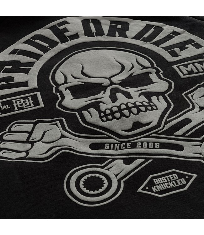 PRiDE or DiE Hoodie Sweater Busted Knuckles Black