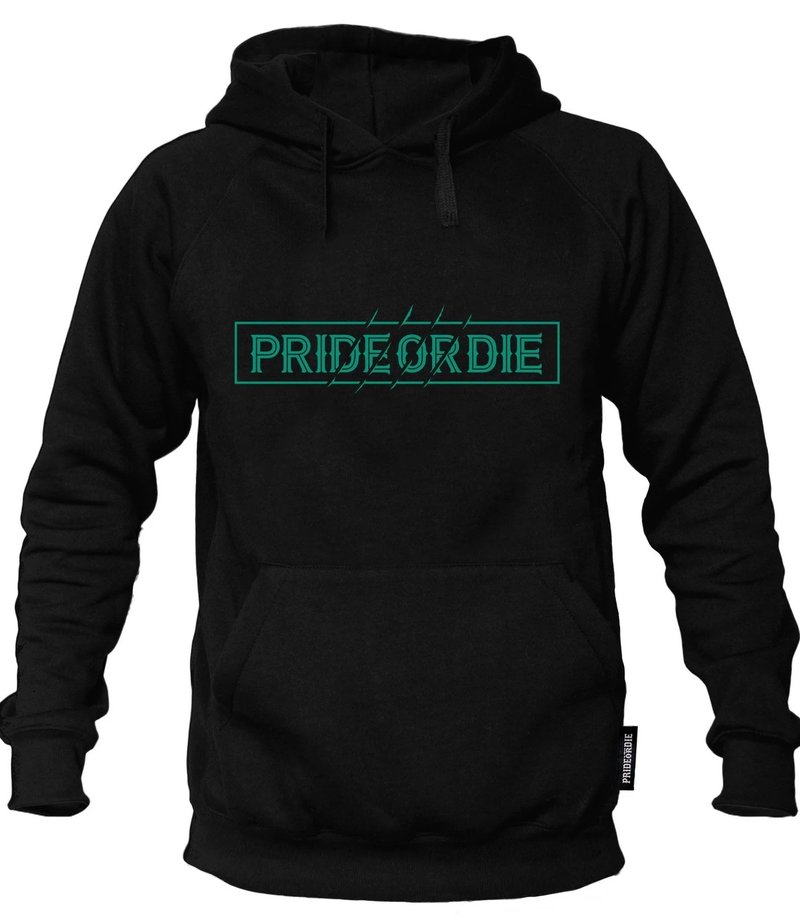 Pride or Die PRIDE or Die Hoodie Sweater Tiger Unleashed Zwart