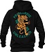 PRiDEorDiE PRIDE or Die Hoodie Sweater Tiger Unleashed Zwart