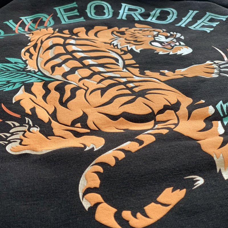 Pride or Die PRIDE oder Die Hoodie-Pullover Unleashed Tiger Black